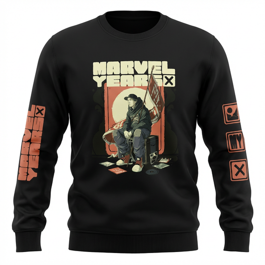 2026 Marvel Years x Mike Fudge Crewneck Sweatshirt